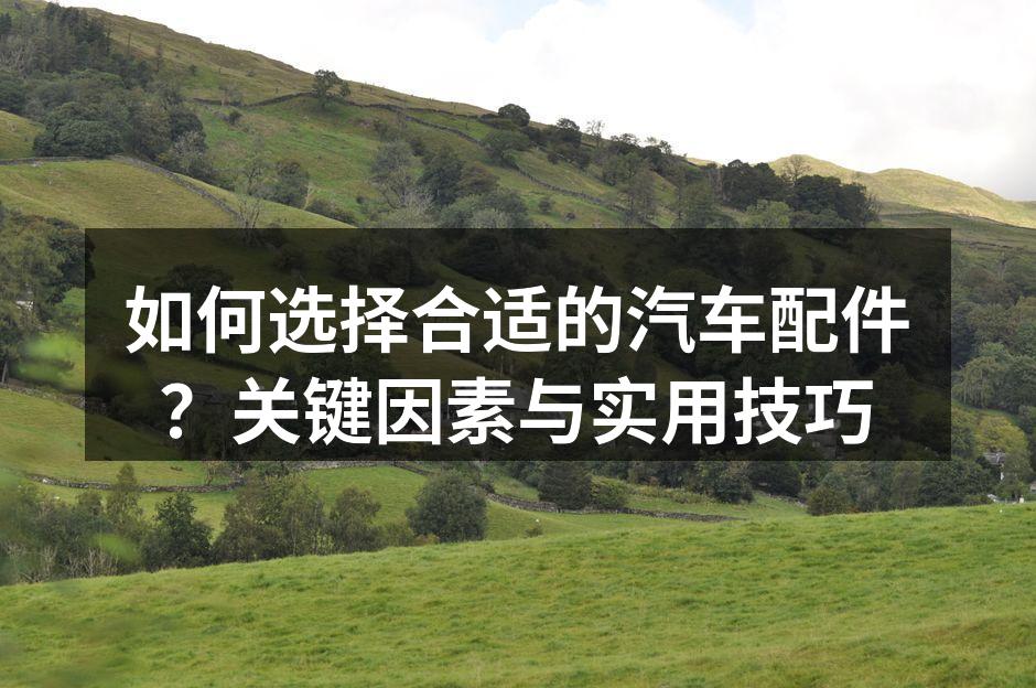 高质量汽车配件实例